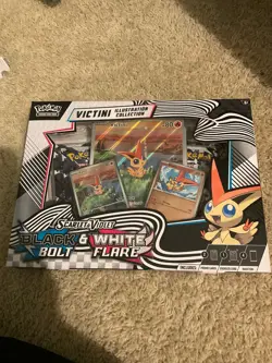 Pokemon Black Bolt and White Flare Victini Illustration Collection New Sealed - Image 1