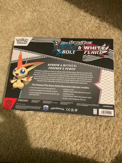 Pokemon Black Bolt and White Flare Victini Illustration Collection New Sealed - Image 2