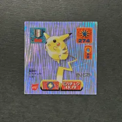 M1159 Pikachu Holo No.415 Japanese Pokemon Nintendo Amada Saikyo Sticker 1997 - Image 1