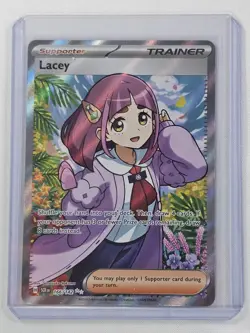 2024 Pokemon SV Stellar Crown SCR EN Lacey #166/142 - NM - Image 1