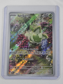 Sprigatito 196/193 Sv02: Paldea Evolved Illustration Rare Pokemon TCG M/NM - Image 1
