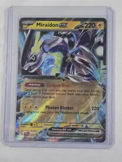 Holo Miraidon ex - 28 Scarlet & Violet Promo Pokemon TCG - NM - Image 1
