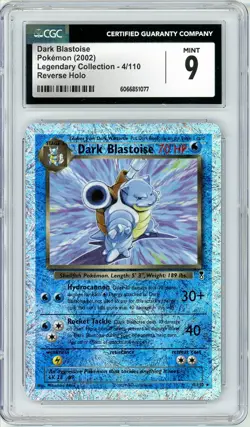 Pokemon Dark Blastoise #4 Legendary Collection Reverse CGC 9 Mint - Image 1
