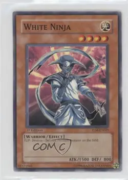 White Ninja 1st Ed. YuGiOh The Lost Millenium #TLM-EN025 2005 - Image 1