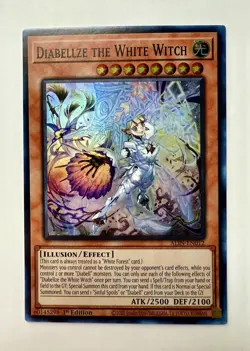 Yugioh! Diabellze the White Witch - ALIN-EN012 - Super Rare - 1st Edition - Image 1