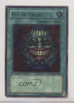 Pot of Greed (UL) 1st Ed. YuGiOh Seto Kaiba Duelist Pack #DPKB-EN029 2010 - Image 1