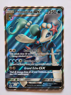 JUMBO Primarina GX Oversized Card SM39 Black Star Promo 2017 Pokemon - Image 1