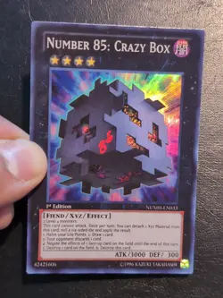 Yu-Gi-Oh! SUPER RARE HOLO CARD NUMBER 85 CRAZY BOX NUMH-EN033 1ST NM/VLP - Image 3