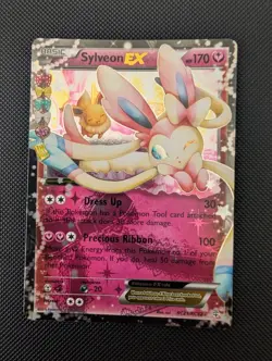 Sylveon EX RC21/RC32 XY Generations: Radiant Collection Pokemon Card NM - Image 1