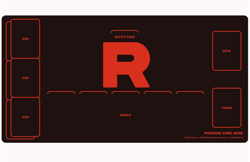 Pokemon Card Game Rubber Play Mat Team Rocket NEW - Image 1