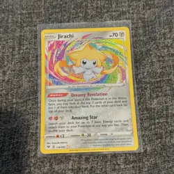 Pokemon TCG Jirachi Vivid Voltage Holo Card 119/185 Amazing Rare MINT Pack Fresh - Image 1