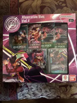 One Piece Card Game Illustration Box Vol. 4 - Box IB04 - 4 Boosters and 2 Promos - Image 1