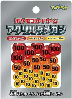 Pokemon Card Game Official Acrylic Damage Counter ver.2 F/S w/Tracking# Japan - Image 3