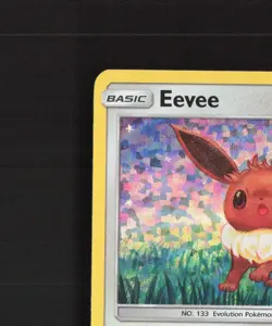 Eevee 11/12 McDonalds 2018 HOLO BLEED Holo Rare Pokemon Card LP+ - Image 3