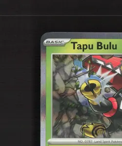 Tapu Bulu 006/064 Shrouded Fable Holo Rare Pokemon Card NM - Image 3