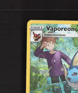 Vaporeon TG02/TG30 Brilliant Stars Full Art Ultra Rare Holo Pokemon Card LP - Image 3