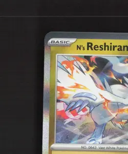 N's Reshiram 116/159 Journey Together Holo Rare Pokemon Card NM - Image 3