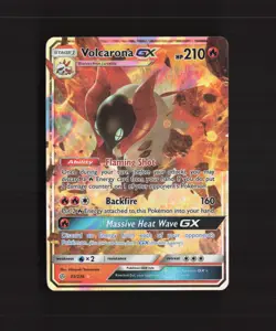 Volcarona GX 35/236 Cosmic Eclipse Ultra Rare Holo Pokemon Card NM - Image 1