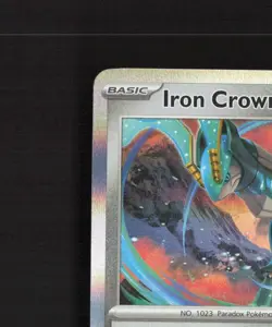 Iron Crown 132/191 Surging Sparks Holo Rare Pokemon Card NM - Image 3