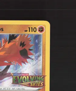 Galarian Zapdos SWSH124 Stamped Black Star Promo Holo Pokemon Card LP+ - Image 4