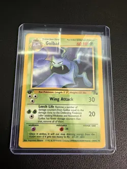 Pokemon TCG Golbat Fossil 1st Edition Uncommon Card 34/62 - Image 3