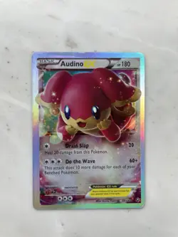 Pokemon TCG Audino EX Fates Collide Holo Ultra Rare Card 84/124 - Image 1