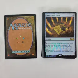 1x MTG FOIL Desecrated Tomb Draft Weekend Promo NM Near Mint Magic the Gathering - Image 2