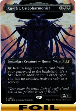 1x - Xu-Ifit, Osteoharmonist - FOIL BORDERLESS - Edge of Eternities - NM MTG - Image 1