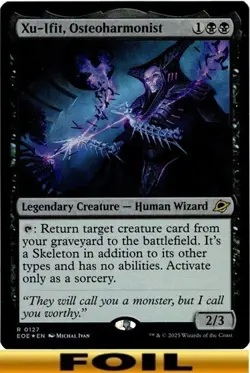 1x - Xu-Ifit, Osteoharmonist - FOIL - Edge of Eternities - NM MTG - Image 1