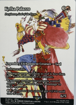 Kefka Palazzo (Purphoros, God Of The Forge) Final Fantasy FCA MtG M #14 - Image 1