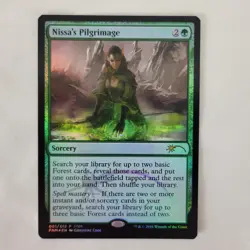 1x MTG FOIL Nissa's Pilgrimage Friday Night Magic FNM Promo NM Near Mint - Image 3
