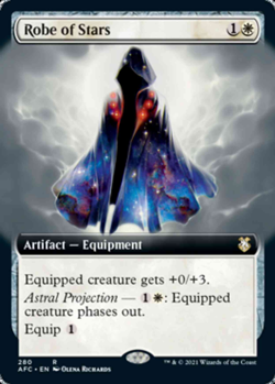 MTG Robe of Stars; Extended Art, NM, English - Image 1