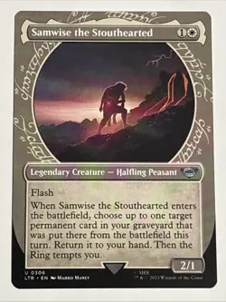 MTG Lord of the Rings Samwise the Stouthearted Showcase 0306 NM - Image 1