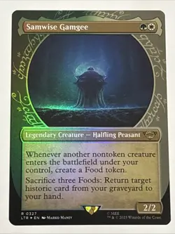 MTG Lord of the Rings Samwise Gamgee Showcase Foil 0327 NM Rare - Image 1