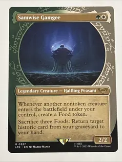 MTG Lord of the Rings Samwise Gamgee Showcase 0327 NM Rare - Image 1