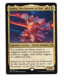 MTG - NM - Isshin, Two Heavens as One - Kamigawa: Neon Dynasty 224 - Image 1