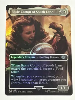 MTG Lord of the Rings Rosie Cotton of South Lane Borderless Foil 0440 NM - Image 1