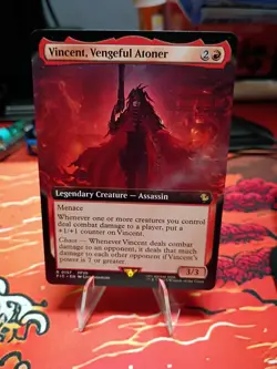 Vincent, Vengeful Atoner (Extended Art) - Commander: FINAL FANTASY MTG English - Image 1