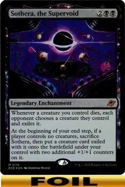 1x - Sothera, the Supervoid - FOIL - #115 - Edge of Eternities - NM MTG - Image 1