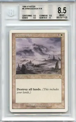 NM-MT+ 1999 BGS 8.5++ (9.5, 8.5, 8.5, 9) Armageddon - Starter - MTG Magic - Image 1