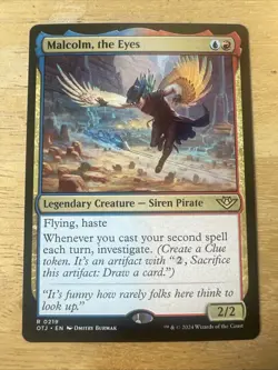 MTG - Malcolm, the Eyes - Outlaws of Thunder Junction - Near Mint - Image 1