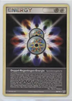 Double Rainbow Energy German Pokemon EX Team Magma vs Team Aqua #88 2004 - Image 1