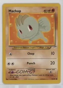 Machop Pokemon Neo Destiny #73 2002 - Image 1