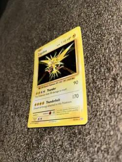 Pokemon Zapdos 42/108 XY Evolutions Holofoil **HOLO BLEED** Error NM - Image 4