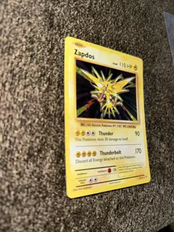 Pokemon Zapdos 42/108 XY Evolutions Holofoil **HOLO BLEED** Error NM - Image 5