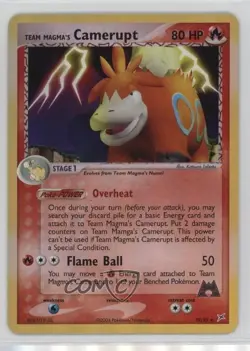 Team Magma's Camerupt Pokemon EX Magma vs Aqua #19 2004 - Image 1