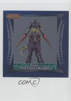 Gaia The Fierce Knight Topps YuGiOh Sticker Collection Silver Foil #3 2002 - Image 1