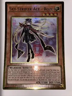Yugioh! Sky Striker Ace - Roze - MGED-EN021 - Premium Gold Rare - 1st Edition Ne - Image 1