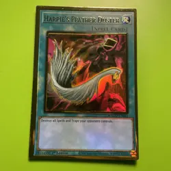 Harpie's Feather Duster MAGO-EN042 Maximum Gold 1st Edition yugioh card - Image 1