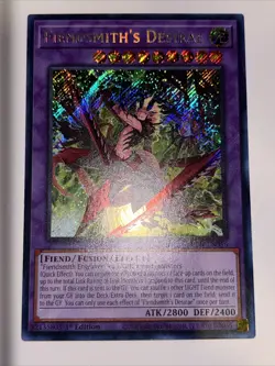 Yugioh! Fiendsmith's Desirae - RA04-EN056 - Secret Rare - 1st Edition Near Mint, - Image 1